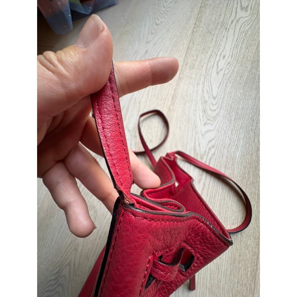 Kate Spade Tiny Cooper Red Pebbled Leather Crossbody Bag with COA - Picture 10 of 14